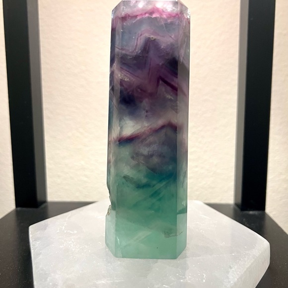 3 Crystal Fluorite Towers - Picture 3 of 4